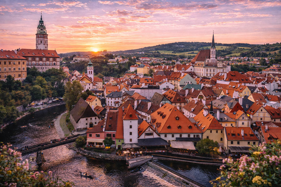 Города Чехии — Прага, Карловы Вары, Чешский Крумлов