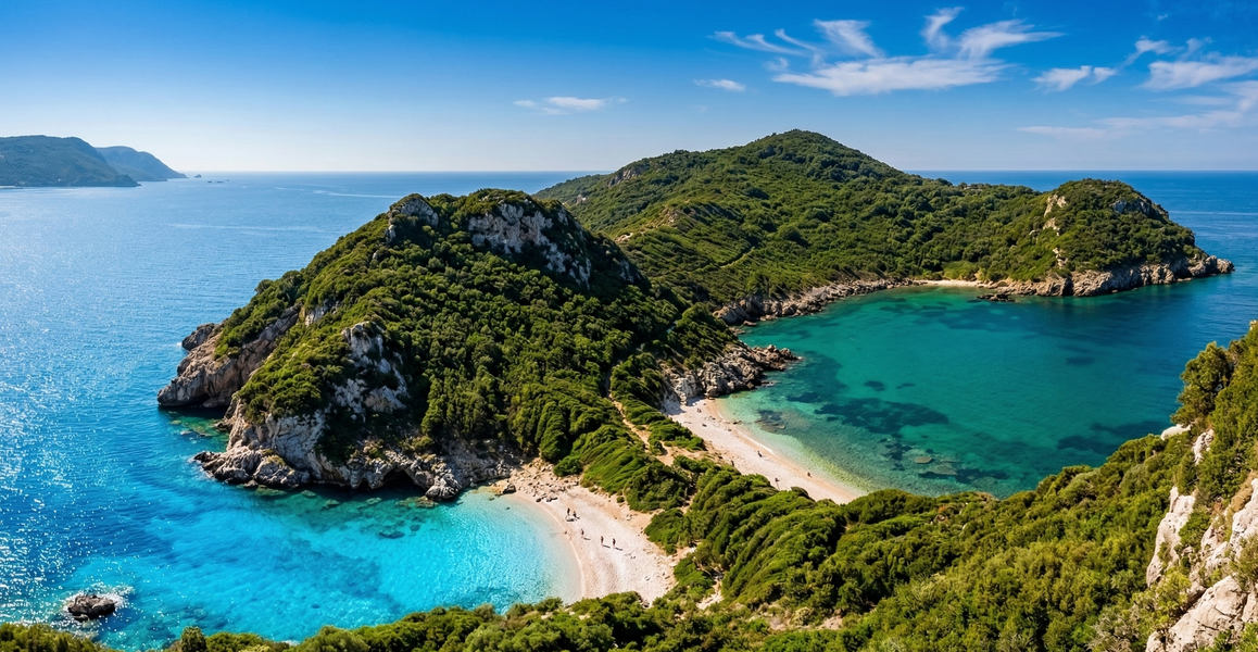 Пляжи Корфу Ионическое море