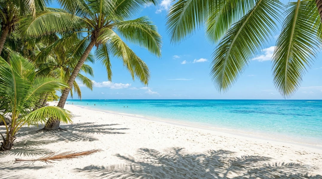Доминикана — Карибское море, пляжи и пальмы