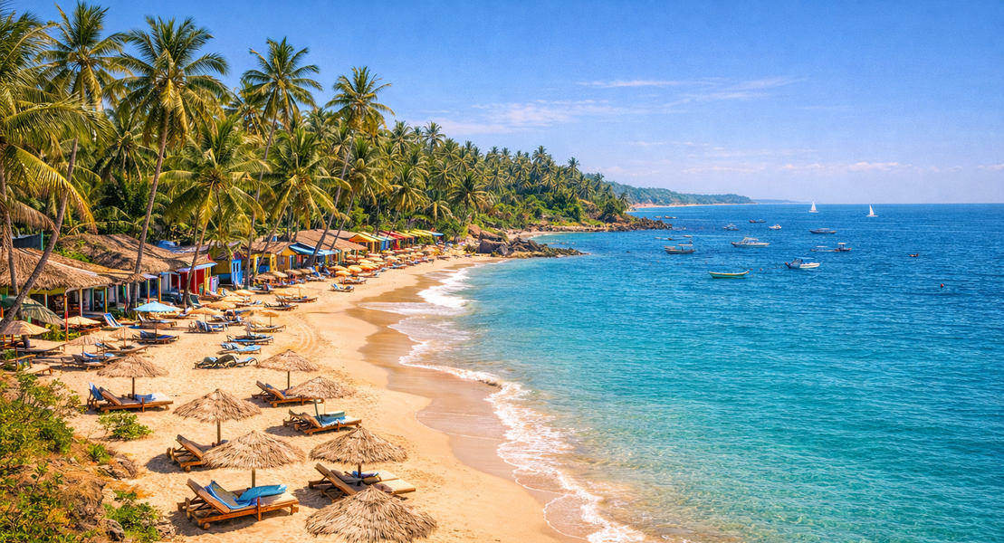Пляжи Гоа — Индийский океан и экзотический отдых