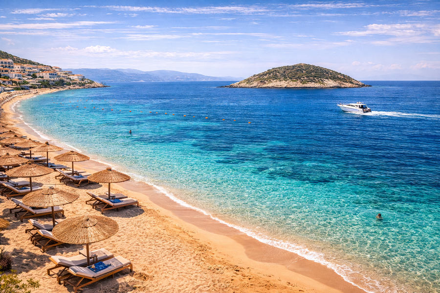 Пляжный отдых на острове Крит в Греции