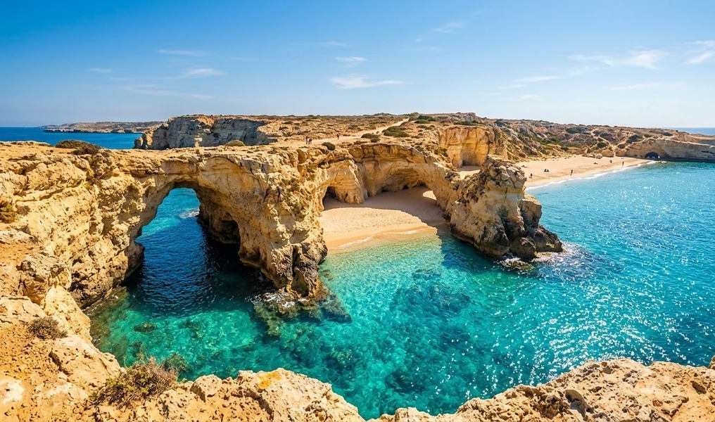 Пляжи Кипра — песчаный берег и лазурное море