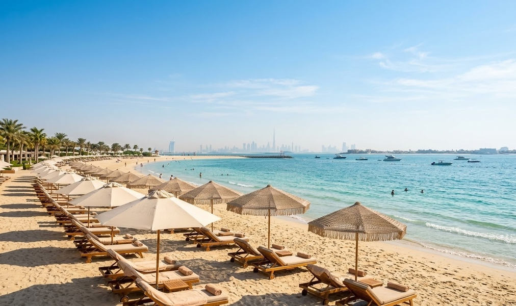 Пляжи ОАЭ — Персидский залив и песчаный берег