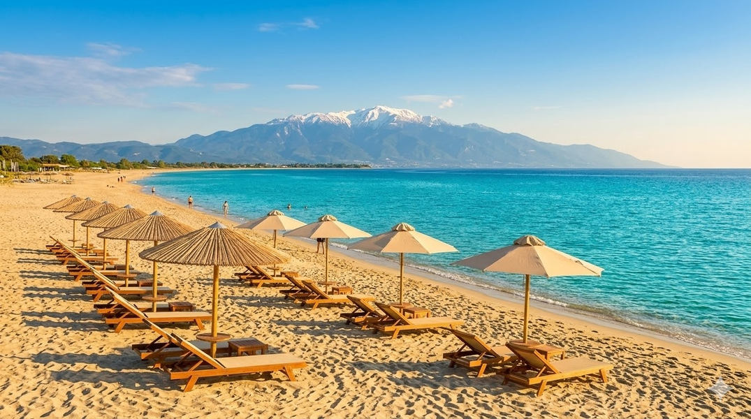 Олимпийская Ривьера пляжи Пиерия