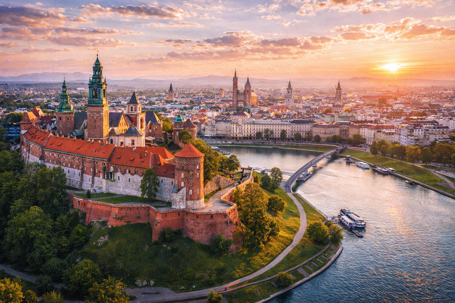 Города Польши — Краков, Варшава, Вроцлав