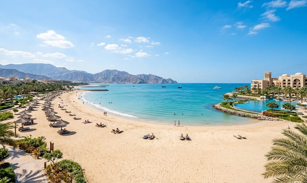 Пляжи Рас-эль-Хаймы и отели у Персидского залива