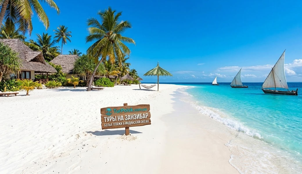 Тури до Танзанії (Занзібар) — відпочинок на острові Занзібар, пляжі Індійського океану